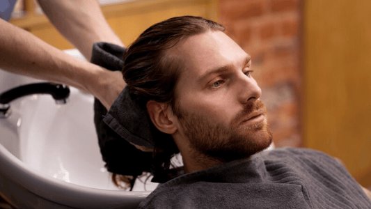 Scalp scrub, hydrating serum and conditioner products for scalp care