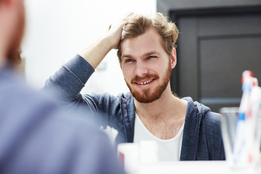 Healthy scalp treatment for men