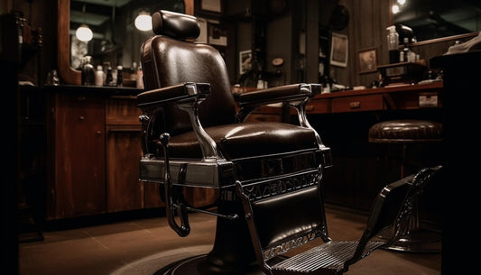 Barbershop chairs ready for customers