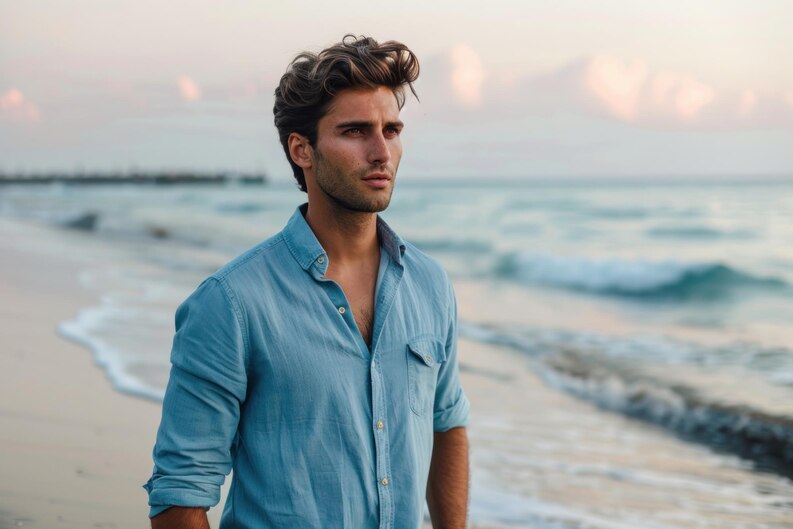 Curly hairstyle style