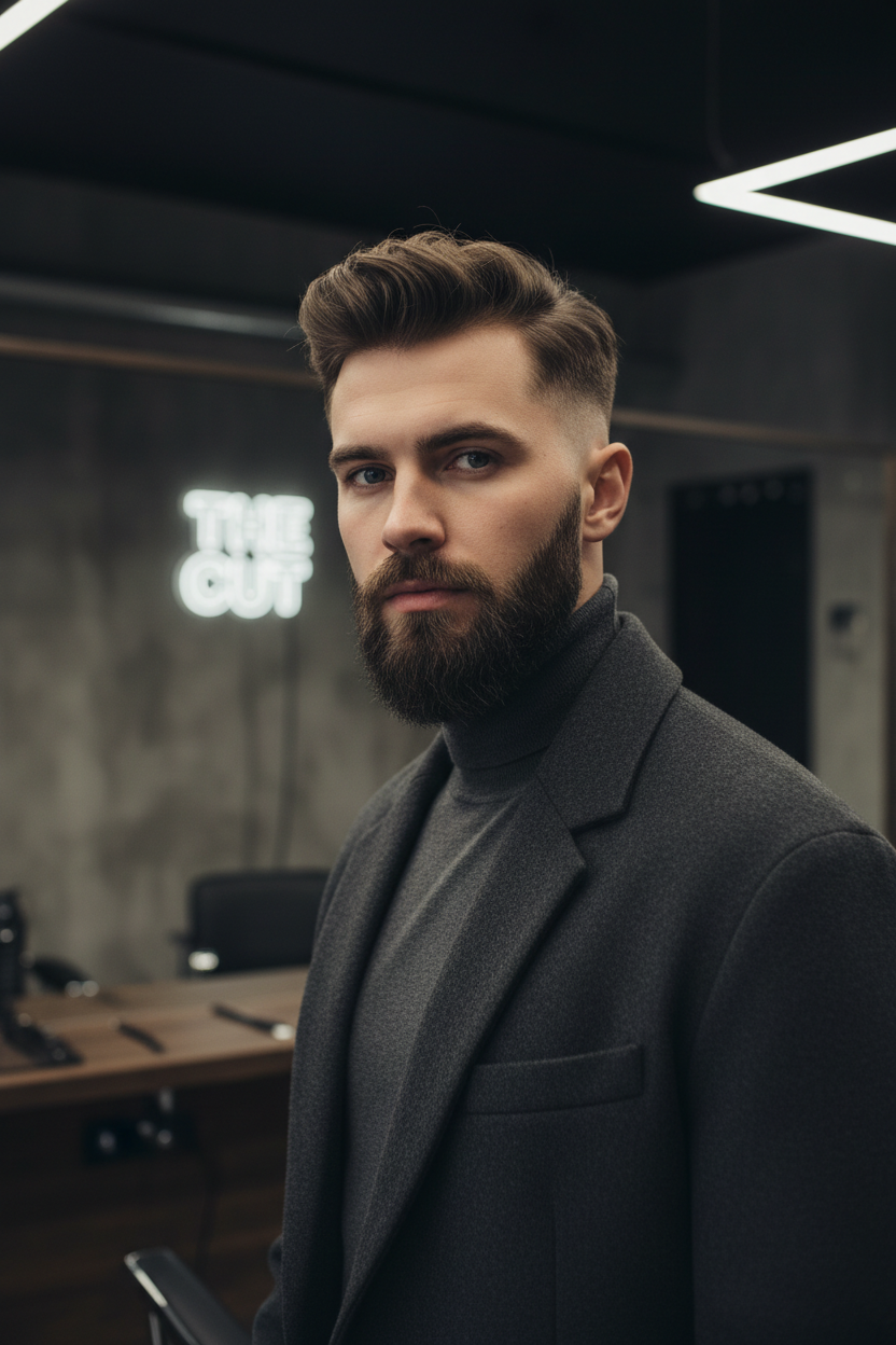 Geometric Jawline Illusion: The 2026 Rules of Beard-Line Architecture