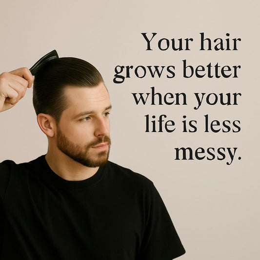 Why Your Hair Grows Better When Your Life Is Less Messy