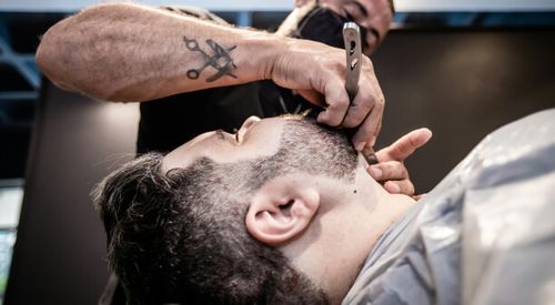 Achieve a Sharp Mid Taper Fade at Allan Mens Hairdressing in NSW