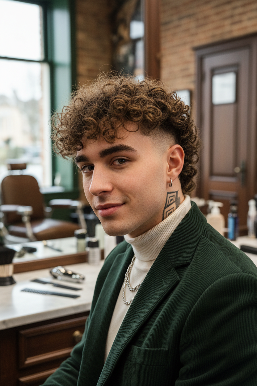 Curly Hair Mechanics - Gen-Z Men