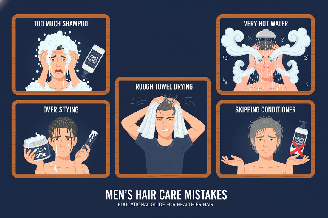 Debunking the Top 8 Hair Care Mistakes Men Make (And How to Fix Them)
